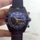 Perfect Replica Breitling Chronomat B01 Watches - Black Case Black Leather Strap (3)_th.jpg